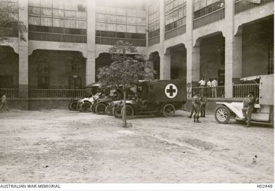 14th General courtyard & ambulances.jpg